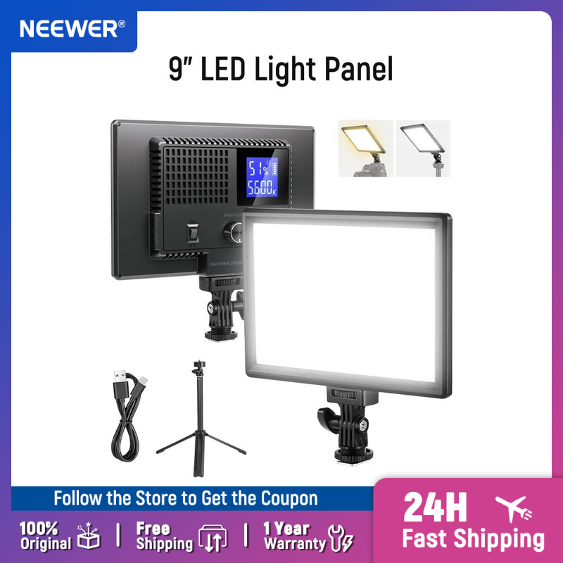 Photography Lighting Basics - Panel de Luz LED NEEWER Basics