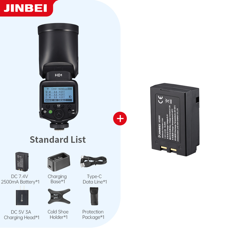 Good Lighting In Photography - JINBEI HD-1 Flash de Cabeza Redonda