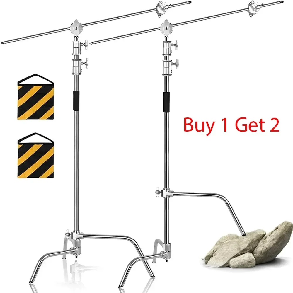Photography Lighting Meter - Kit de Brazo Cruzado de Acero