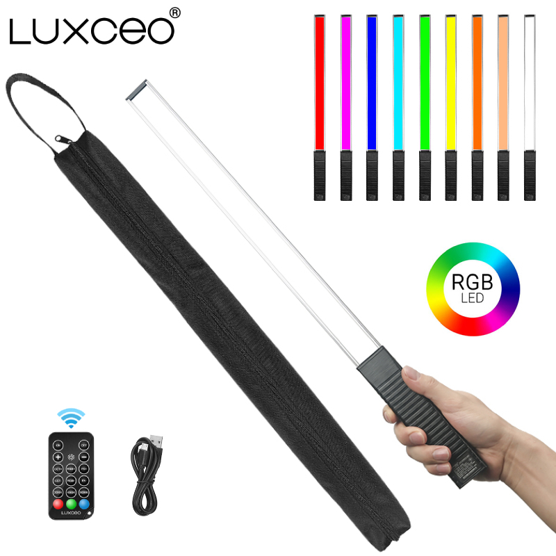 Torjim Rgb Photography Video Lighting - LUXCEO Q508A tubo de luz de