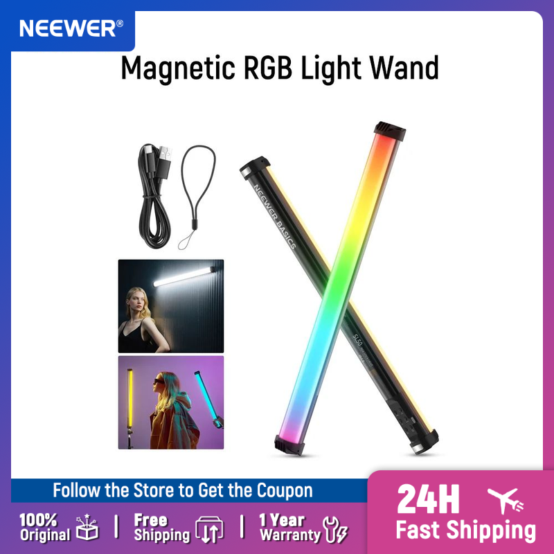 Torjim Rgb Photography Video Lighting - NEEWER Basics Varita de luz RGB