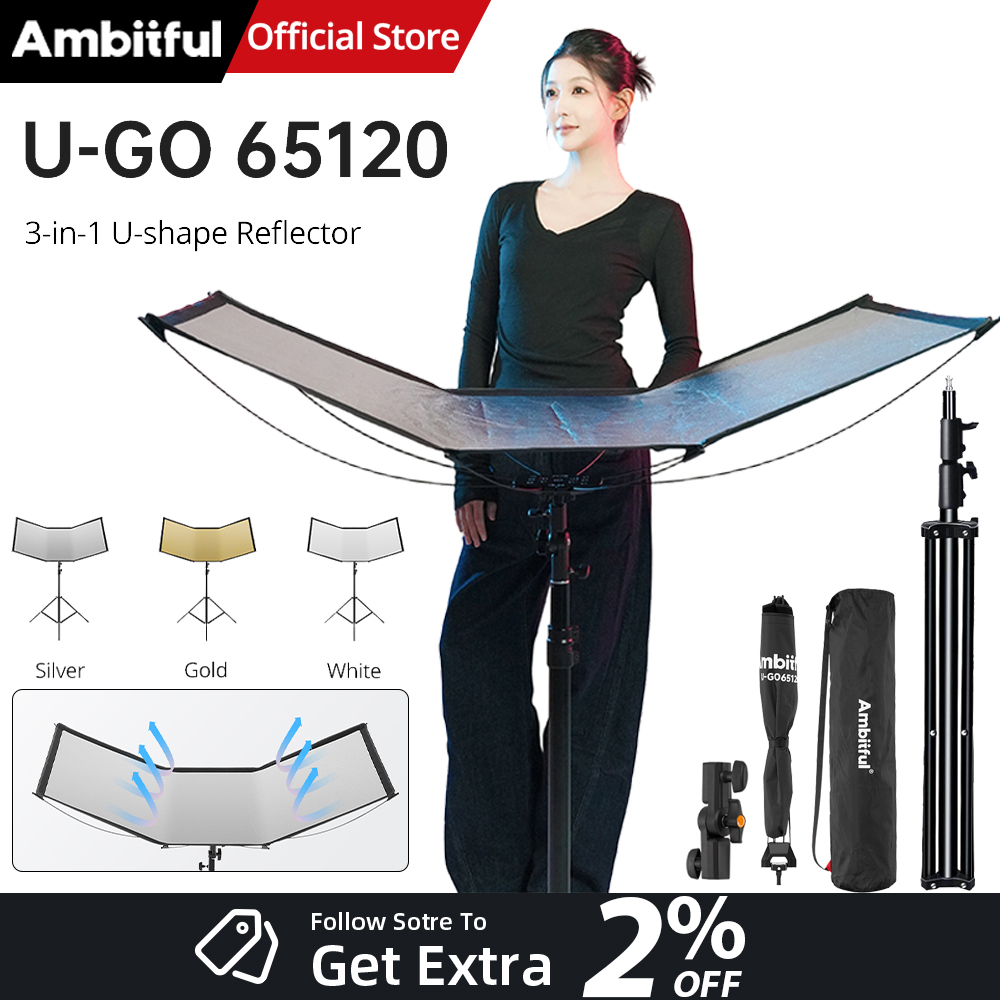 Photography Lighting Types - AMBITFUL Kit reflector de difusor de