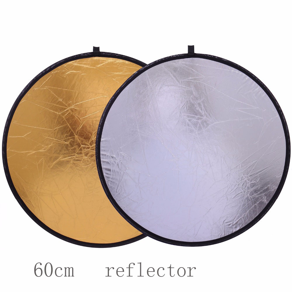 Reflector Disc Silver - Reflector de luz de disco portátil