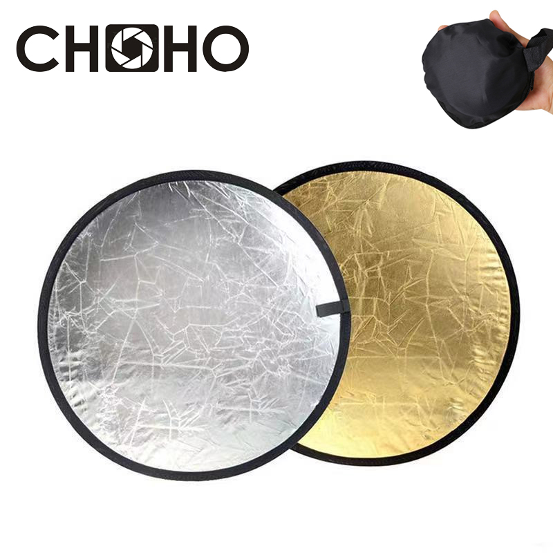 Reflector Disc Silver - Reflector 30cm bolsillo 2 en 1