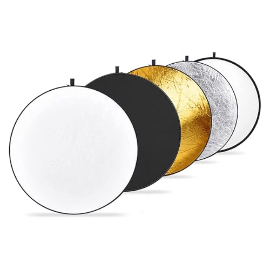 Reflector Disc Silver - Reflector de Luz Plegable 5 en