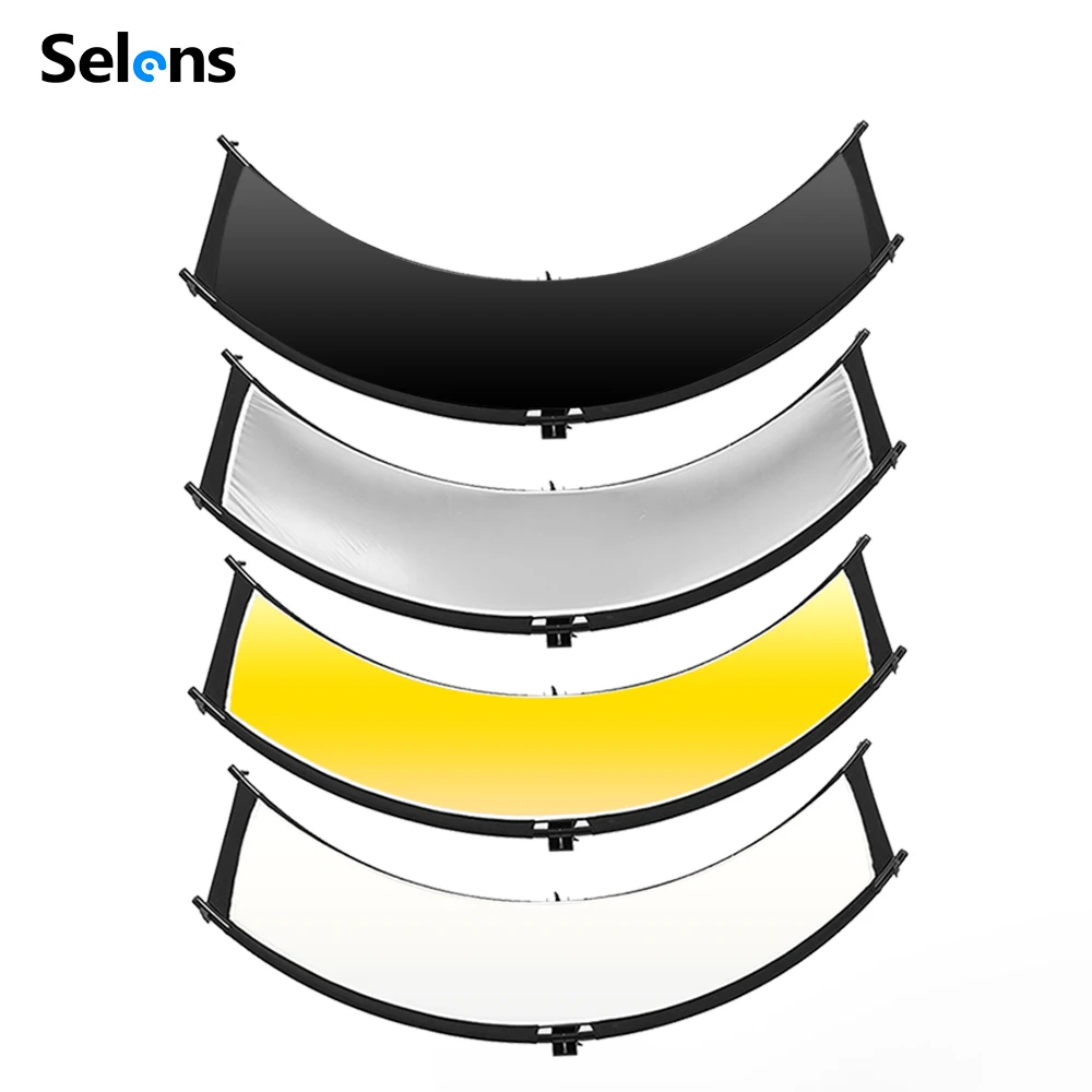 Photography Lighting Types - Selens-Juego de difusor de pantalla reflectante,