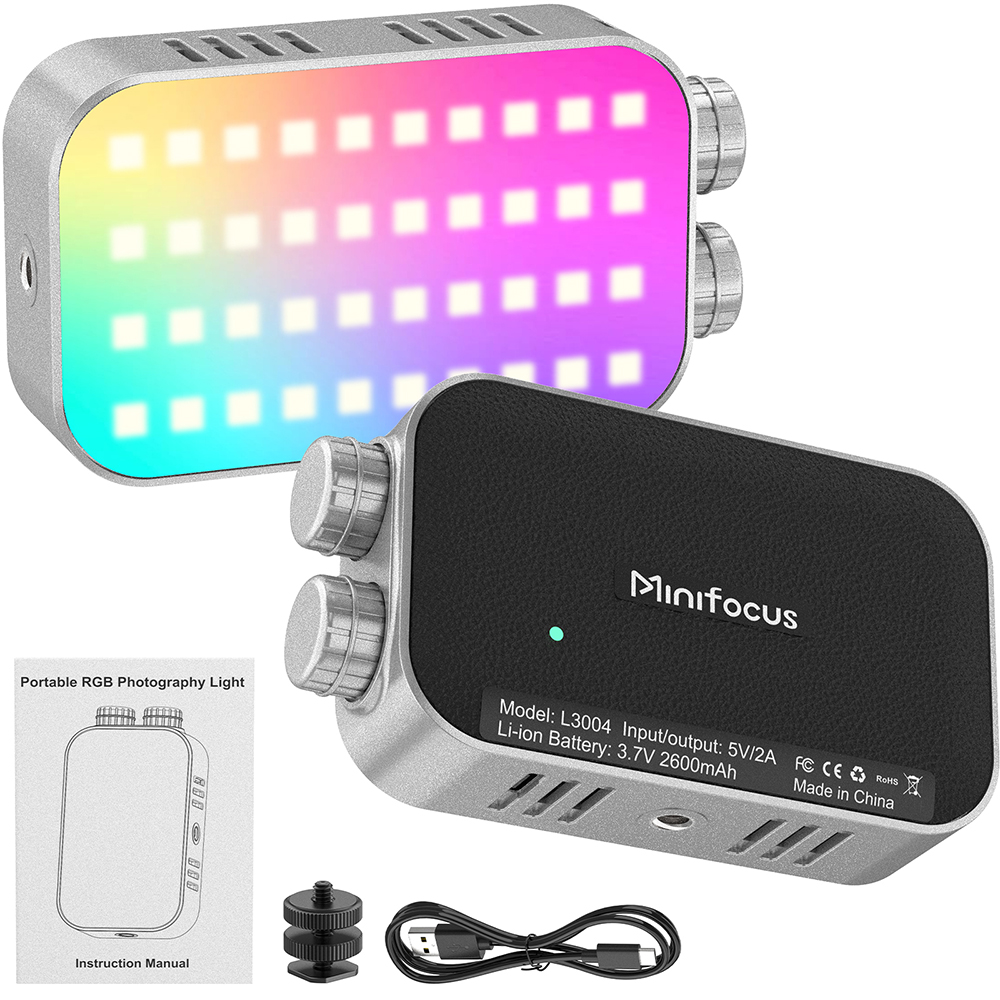 Torjim Rgb Photography Video Lighting - Luz de relleno RGB portátil Pocket