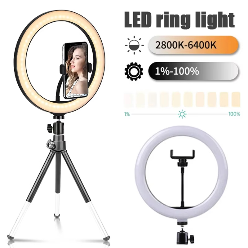 Photography Lighting Tool - Aro de luz LED de 10
