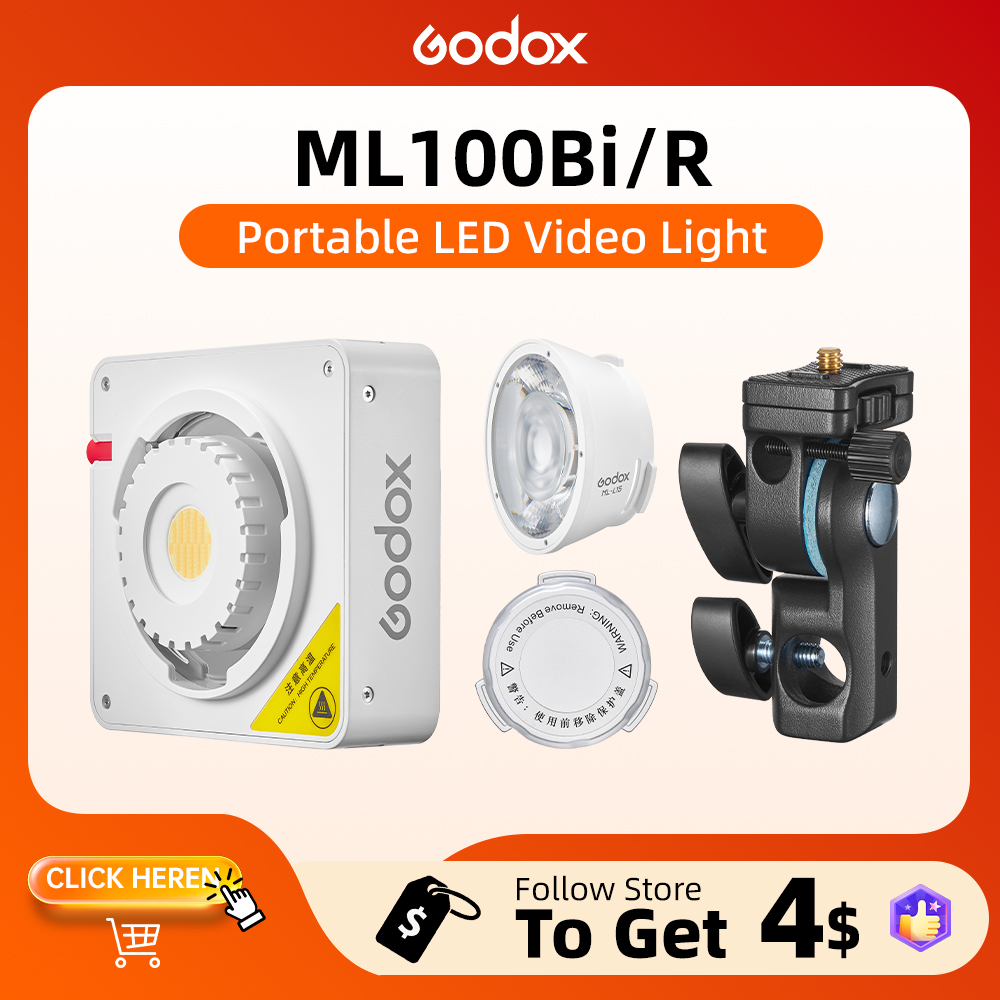 Torjim Rgb Photography Video Lighting - Godox ML100BI - Luz de Video