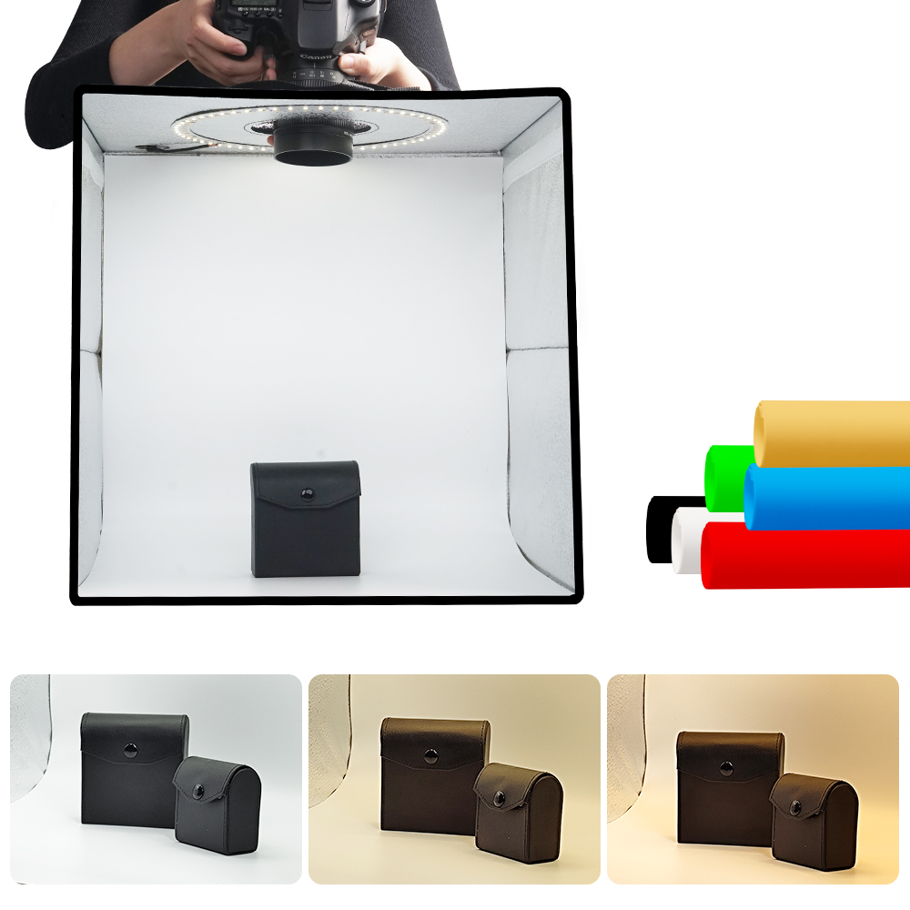 Photography Led Lighting Kit - Lightdow-caja de fotos regulable, luz LED