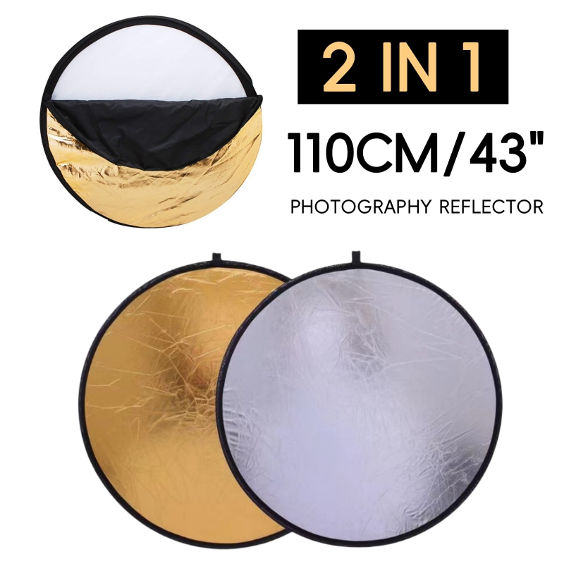 Reflector Disc Silver - Mini Reflector de Fotografía de 110