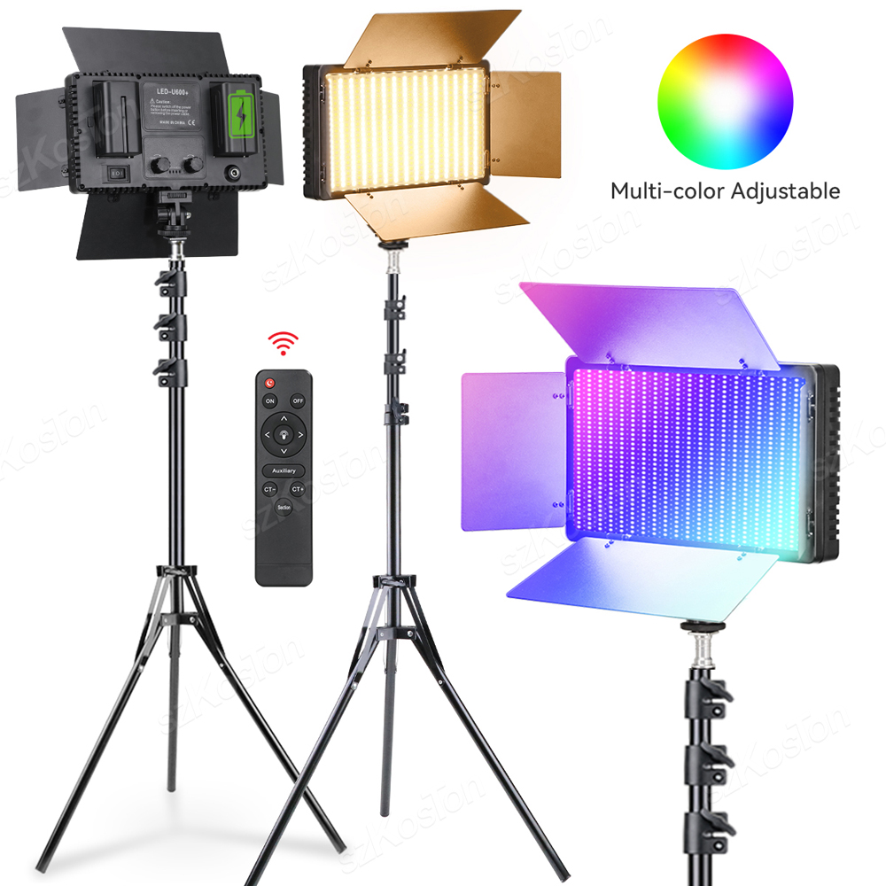 Torjim Rgb Photography Video Lighting - Panel de luz LED de relleno