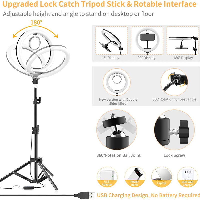 Anillo de Luz LED para Selfies - Photography Lighting Tool reseña y precio