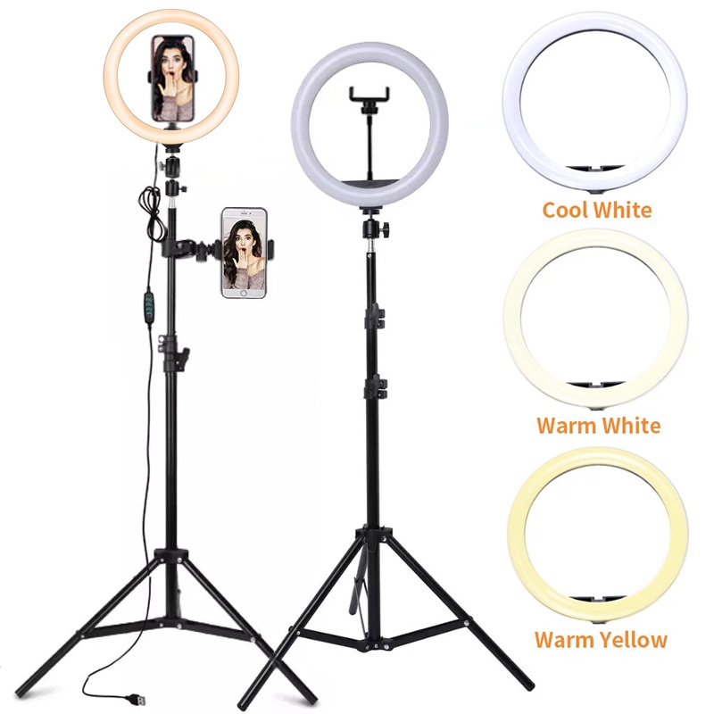 Anillo de luz LED para selfies - Photography Lighting Tool reseña y precio