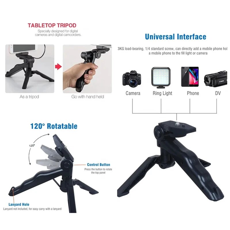 Kit de vlogging para teléfono  - Photography Led Lighting Kit reseña y precio