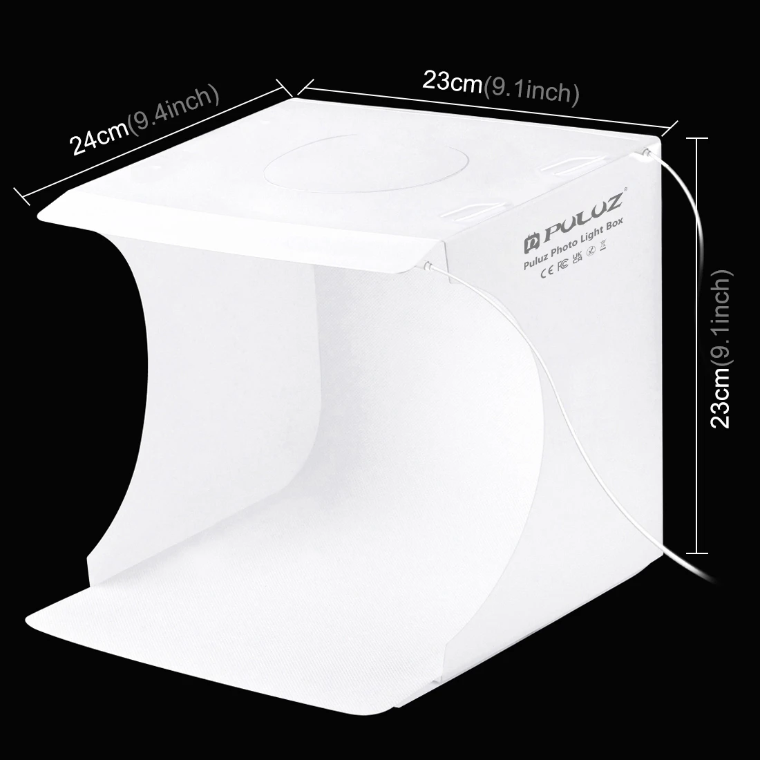 PULUZ 20cm Mini 2 paneles LED  - Photography Lighting Case reseña y precio