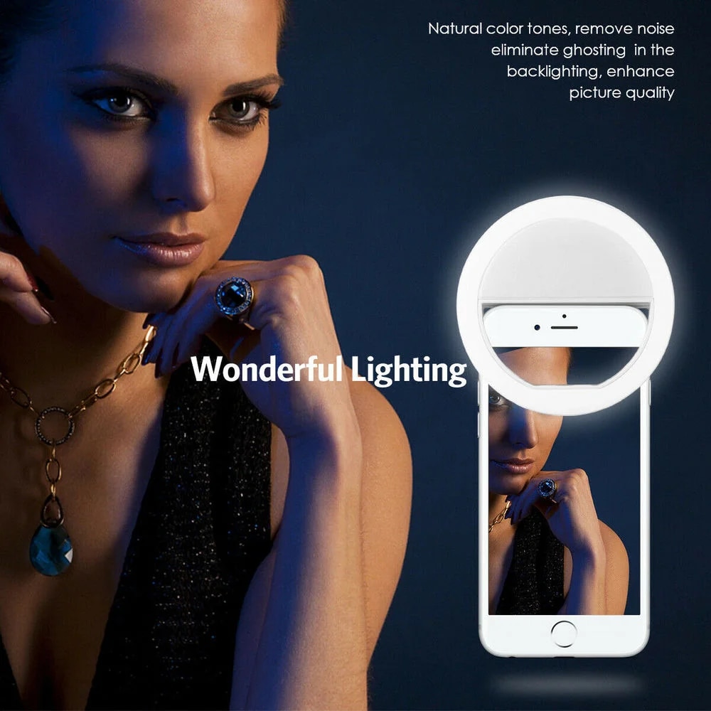 Anillo de luz LED recargable p - Photography Lighting Tool reseña y precio