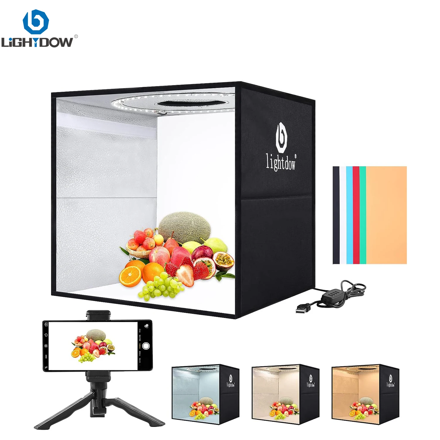 Lightdow-Kit de caja de tienda - Photography Lighting Case reseña y precio