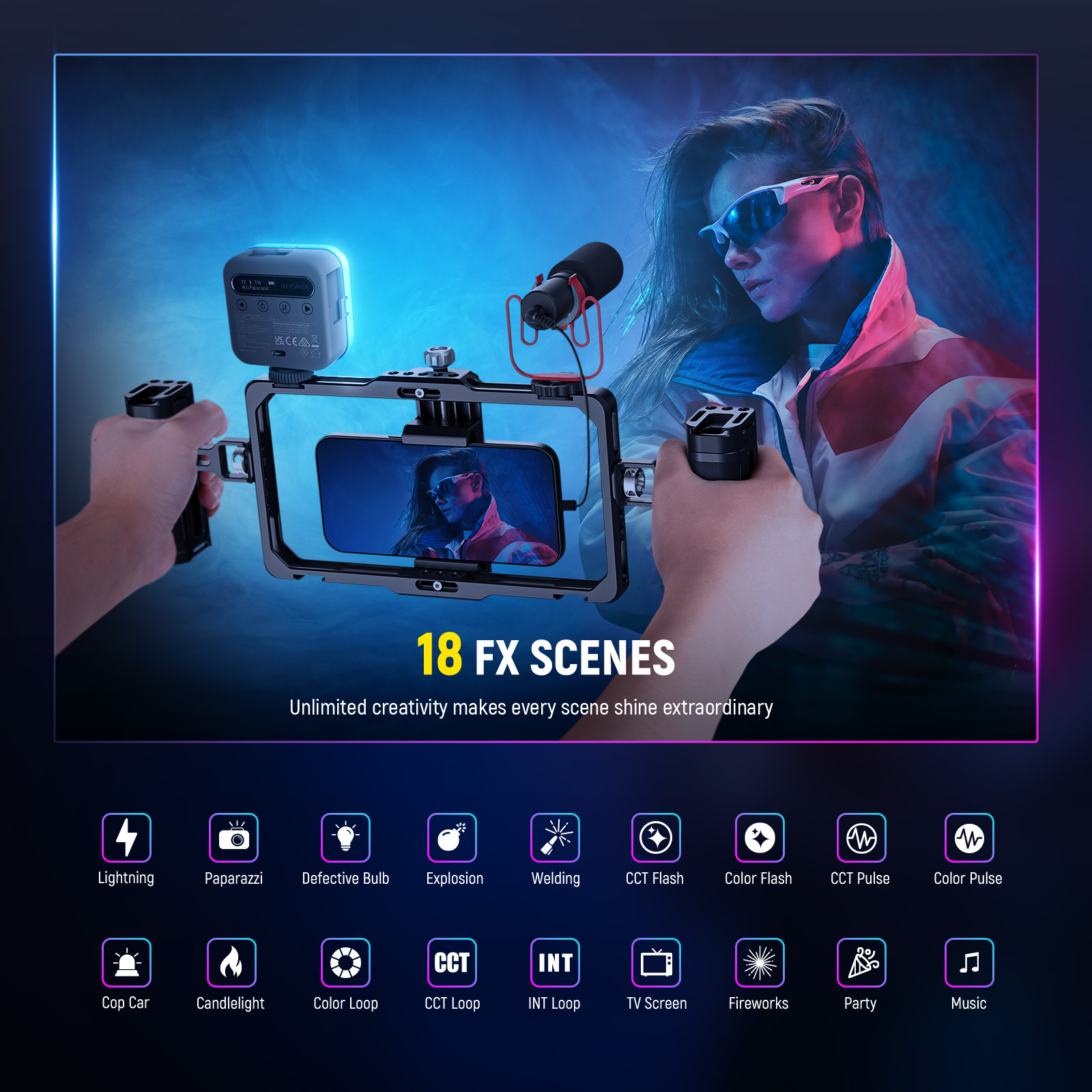 Luz de Video RGB Magnética Bás - Photography Lighting Basics reseña y precio