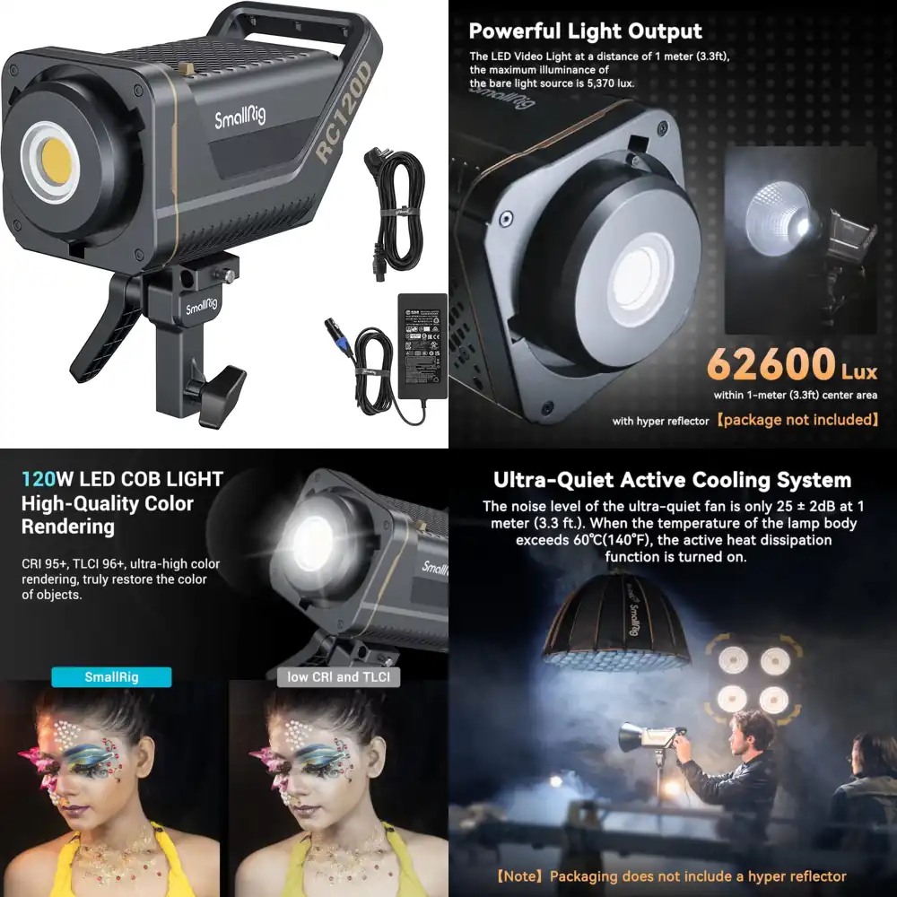Luz de Video LED COB SmallRig  - V Mount Battery reseña y precio