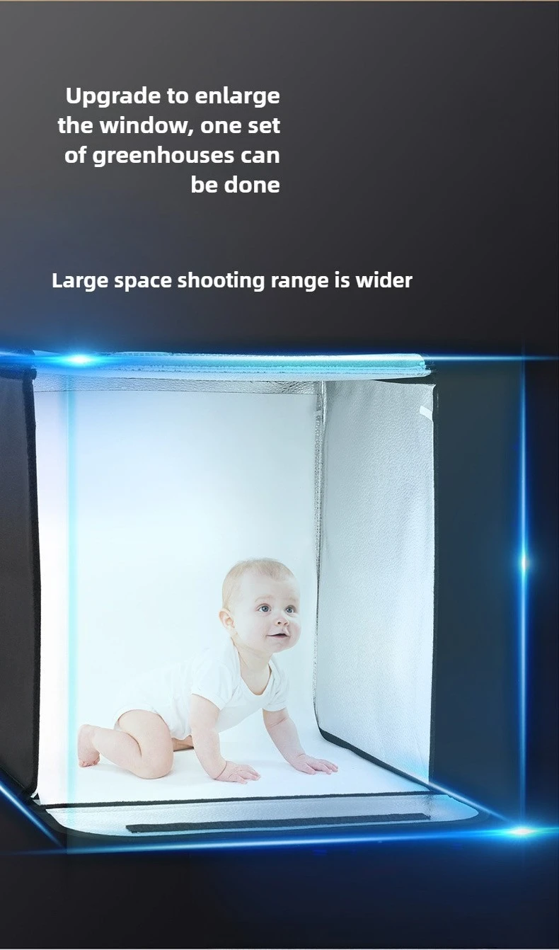 Caja de luz LED para estudio d - Photography Led Lighting Kit reseña y precio