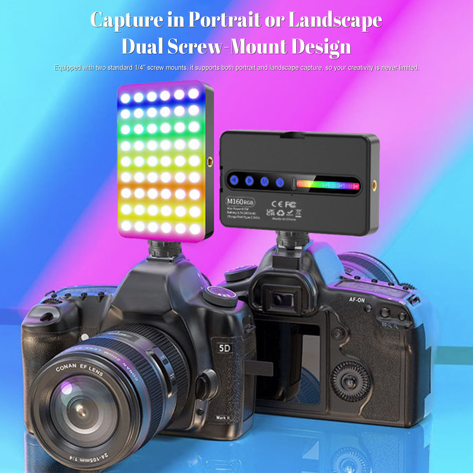 Luz de Video LED RGB de 6.5W 2 - Photography Lighting Types reseña y precio