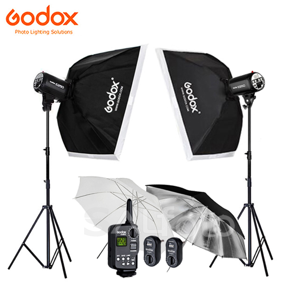 Godox 2x E300 300Ws / E250 250 - Photography Lighting Kit Godox reseña y precio