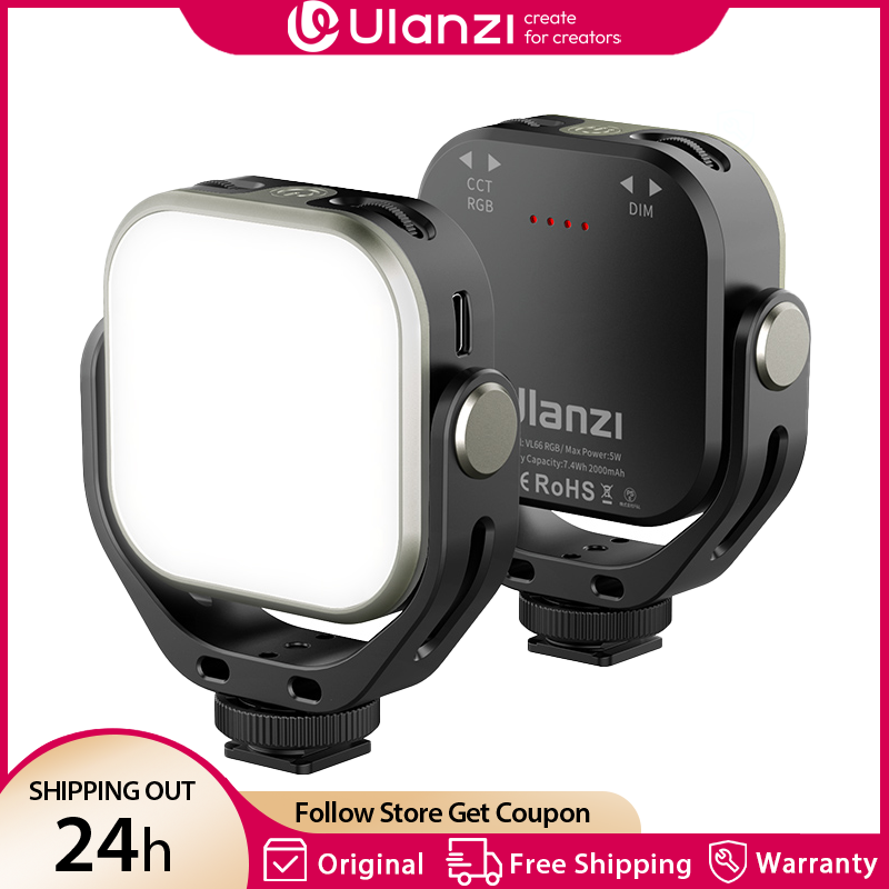 Luz de vídeo Ulanzi VL66 RGB 2 - Torjim Rgb Photography Video Lighting reseña y precio