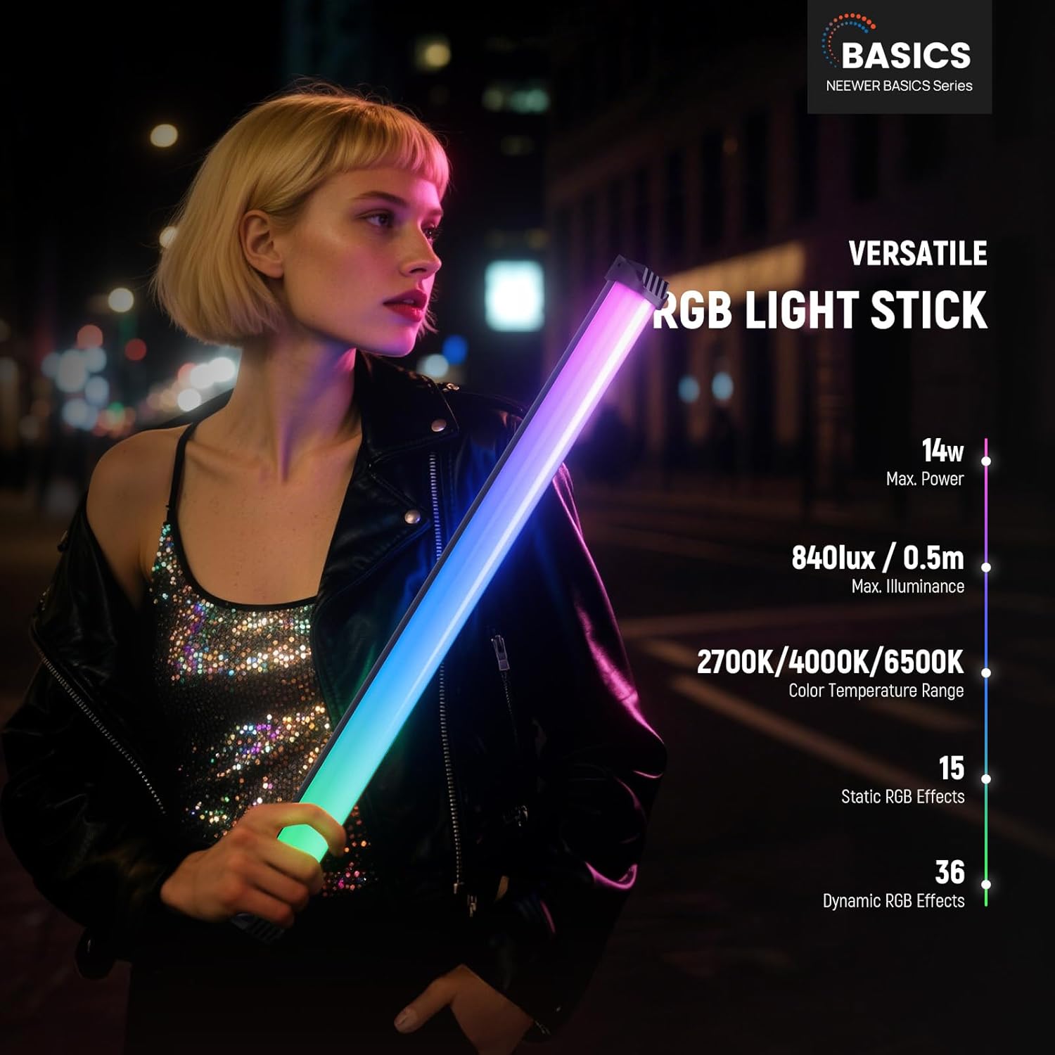 NEEWER Basics Varita de luz RG - Torjim Rgb Photography Video Lighting reseña y precio