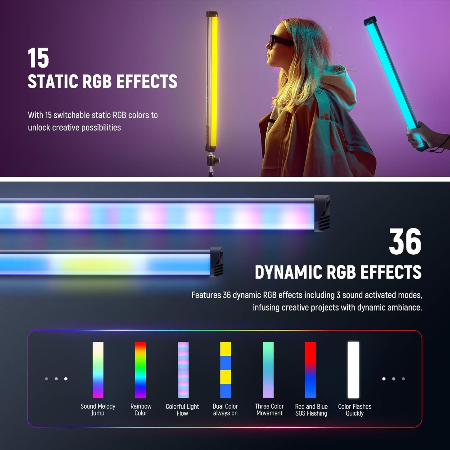 NEEWER Basics Varita de luz RG - Torjim Rgb Photography Video Lighting reseña y precio