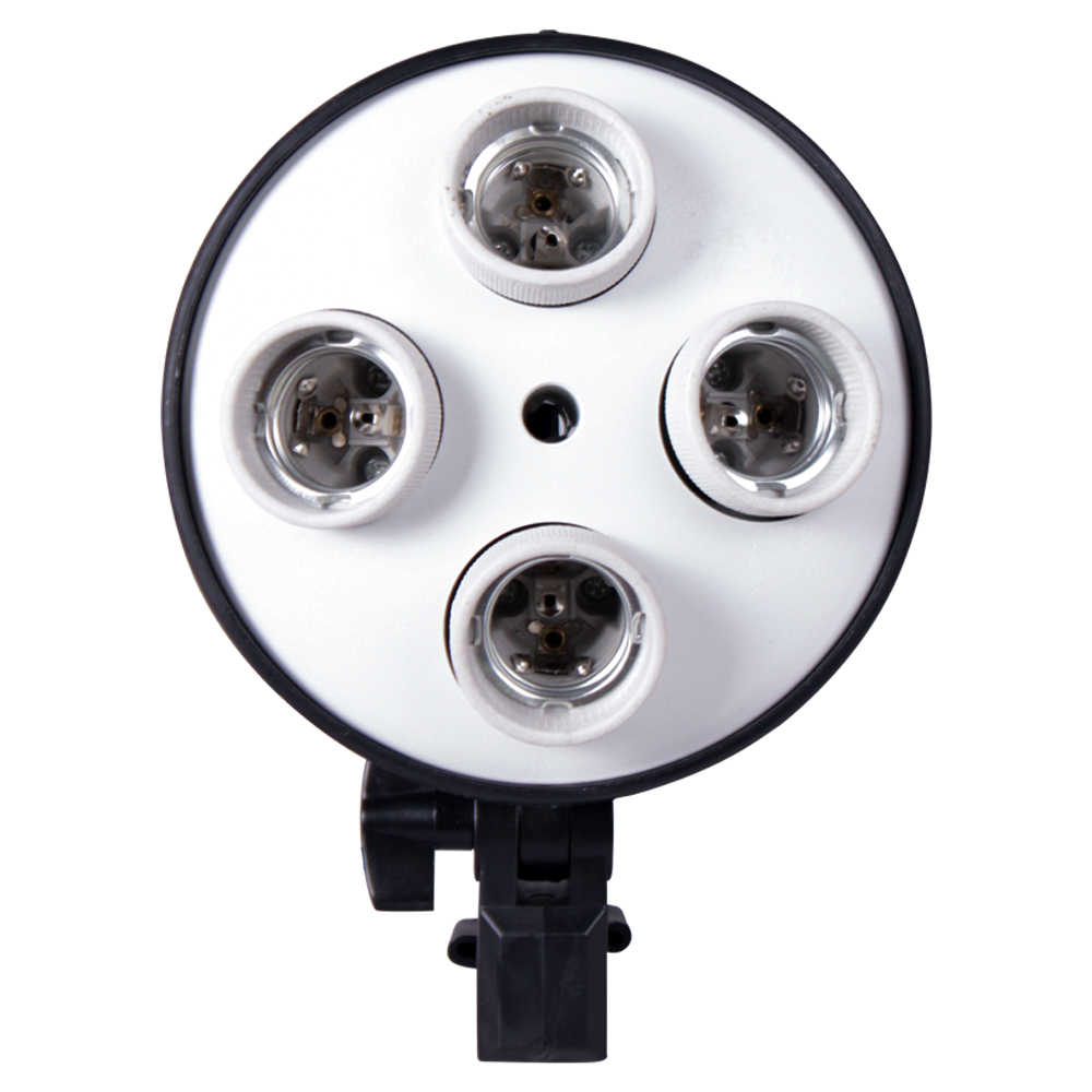 Base de cuatro portalámparas E - Photography Lighting Kits reseña y precio