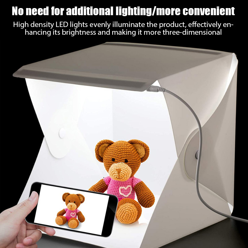 Caja de luz Mini caja de estud - Photography Lighting Kits reseña y precio