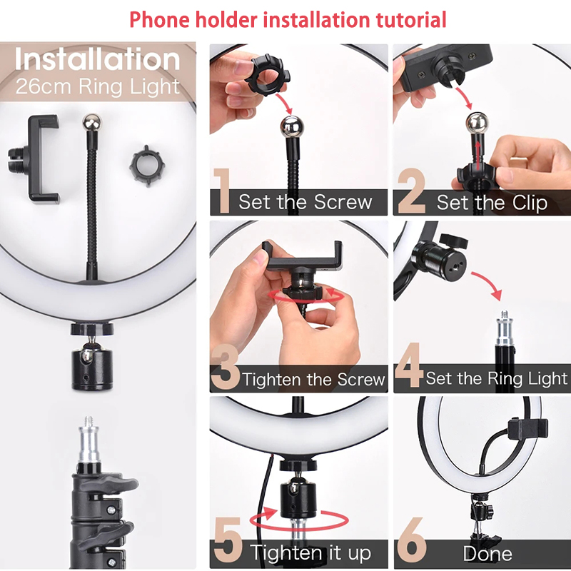 Luz de video LED de 16/26/33 c - Photography Lighting Tool reseña y precio