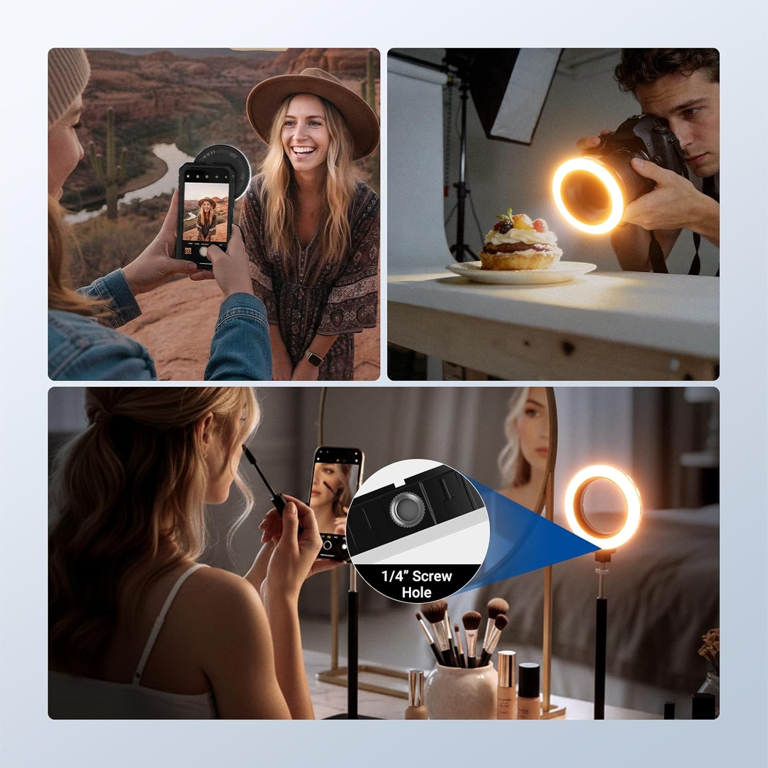 Anillo de Luz LED NEEWER Basic - Photography Lighting Case reseña y precio