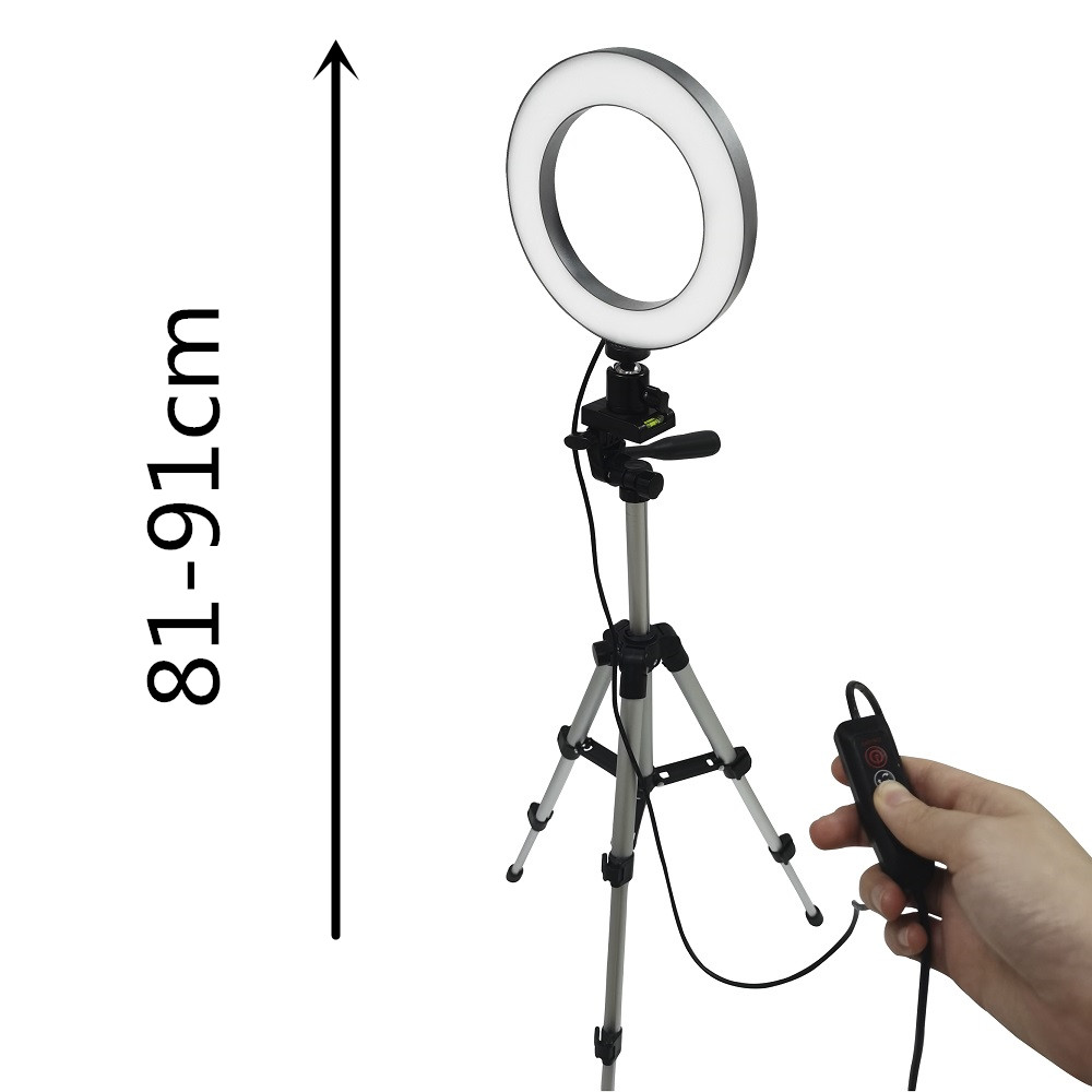 Anillo de luz LED para selfies - Photography Lighting Meter reseña y precio