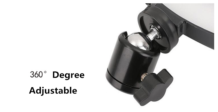 Anillo de luz LED para selfies - Photography Lighting Meter reseña y precio