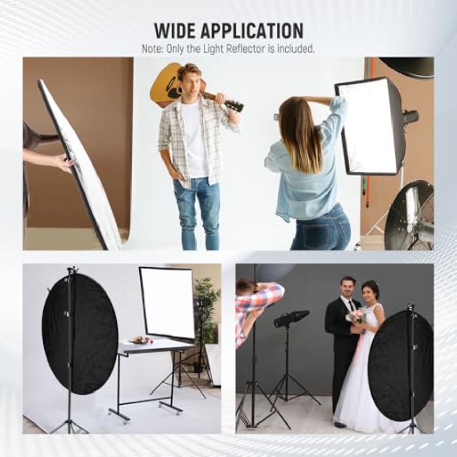 Reflector de Luz Plegable 5 en - Reflector Disc Silver reseña y precio