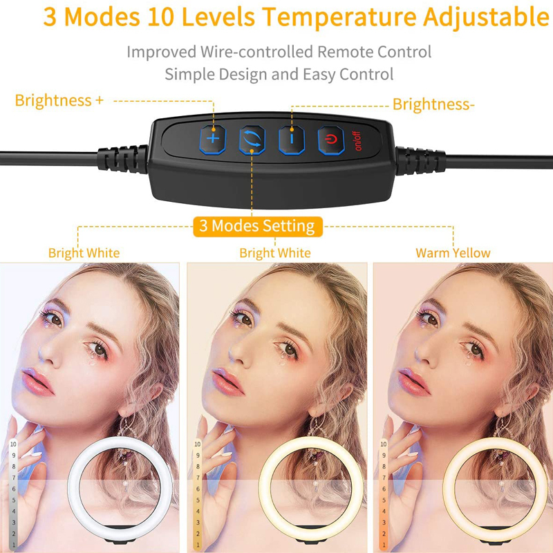 Anillo de luz LED para Selfie  - Photography Lighting Tool reseña y precio