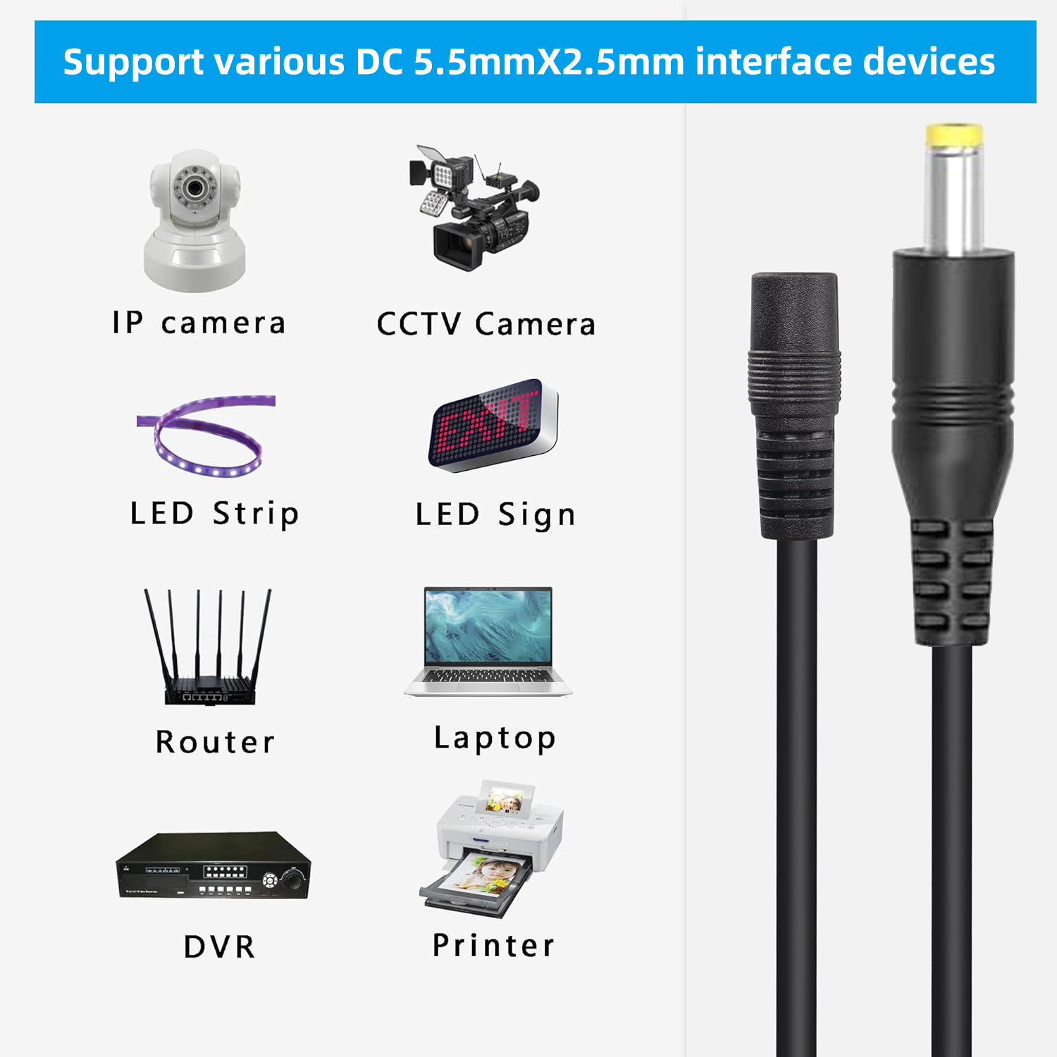 Cable de enchufe conector de a - Photography Led Lighting Kit reseña y precio