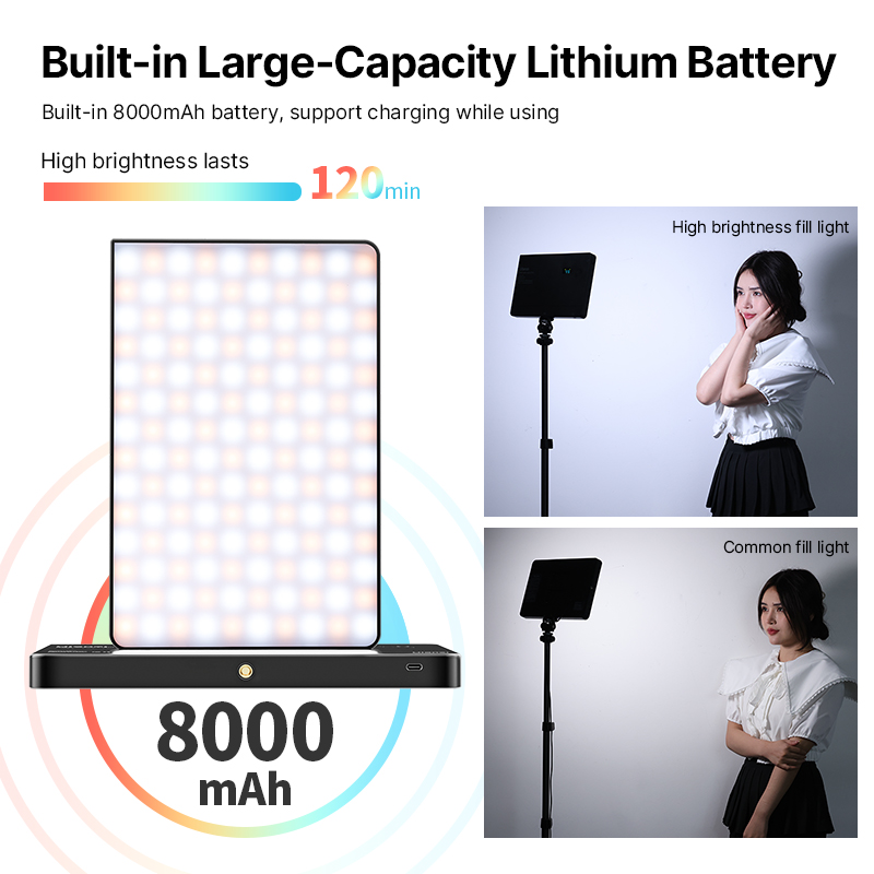 Ulanzi LT003 15W RGB luz de ví - Torjim Rgb Photography Video Lighting reseña y precio