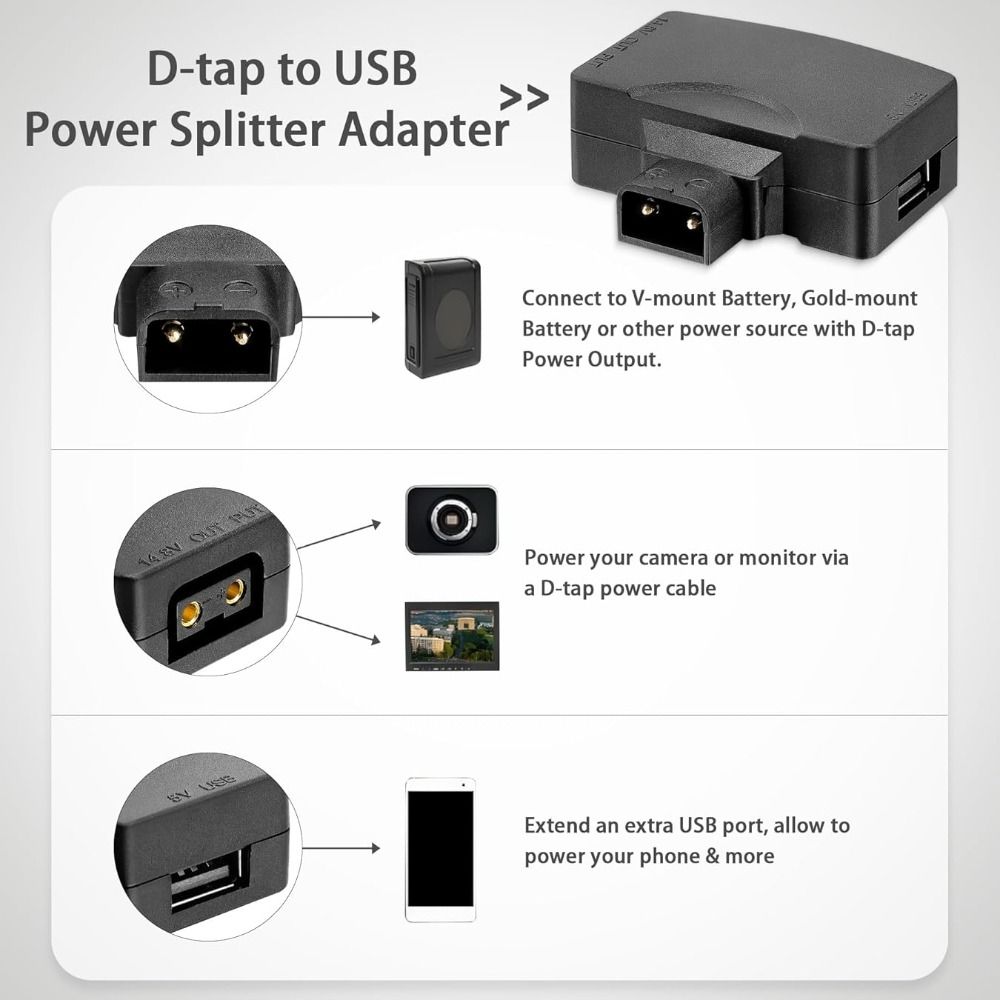 Adaptador de Corriente de Bate - V Mount Battery reseña y precio