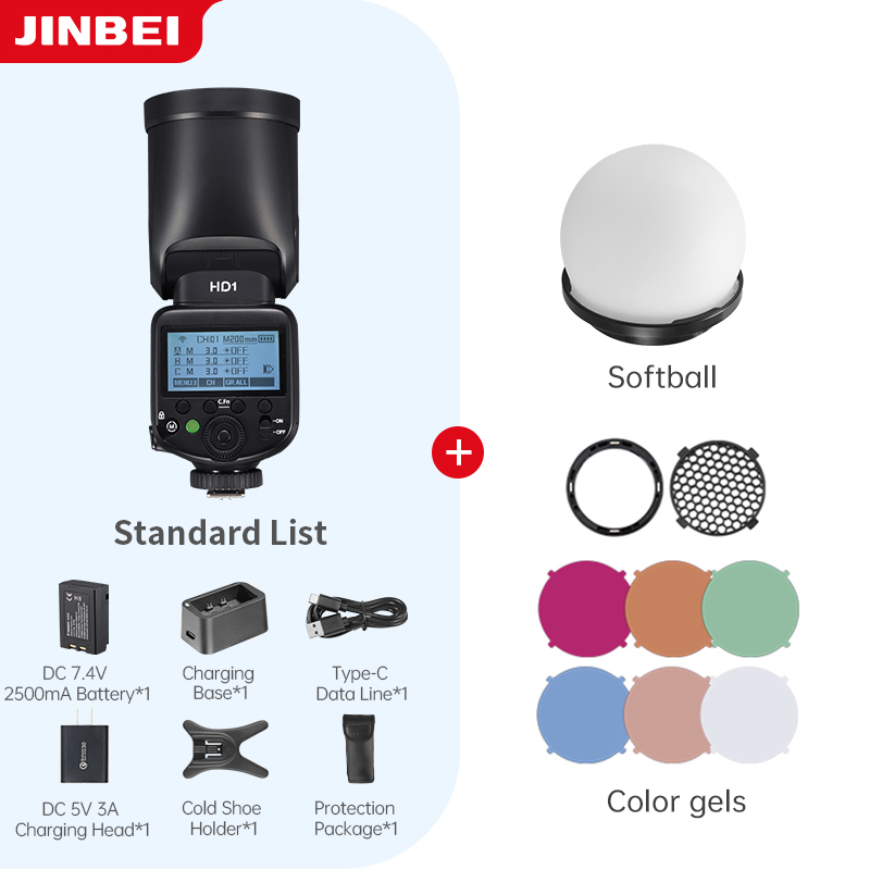 Flash para cámara JINBEI HD-1, - Good Lighting In Photography reseña y precio