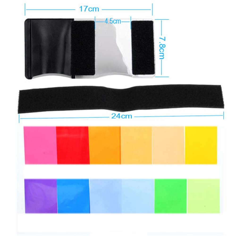 Kit de 12 Filtros de Gel para  - Photography Lighting Meter reseña y precio