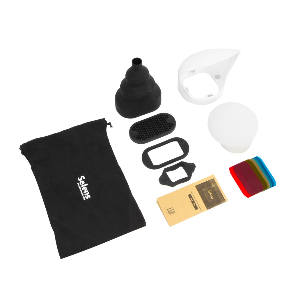 Selens-Kit de accesorios de Fl - Snoot Flash Modifier reseña y precio