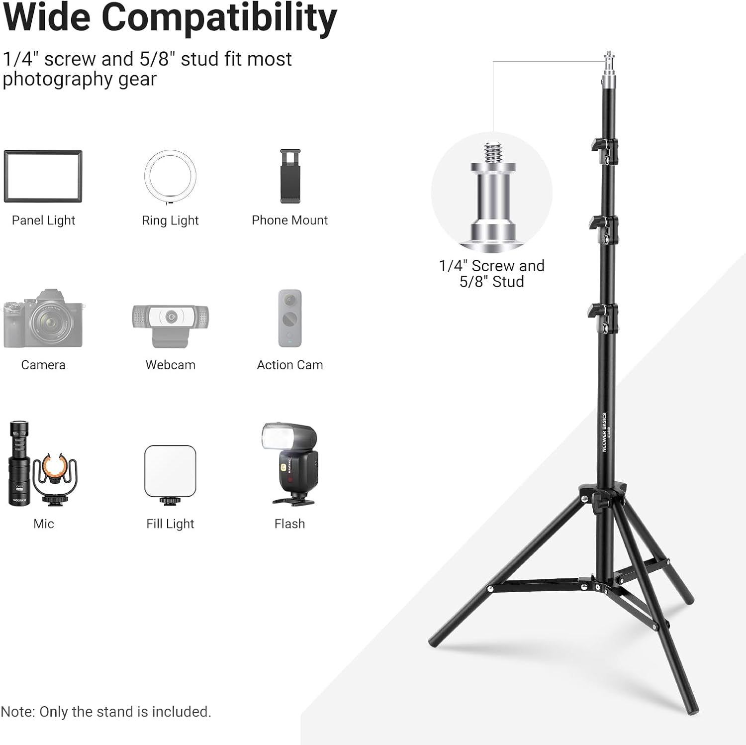 NEEWER Basics - Soporte de Luz - Photography Lighting Basics reseña y precio