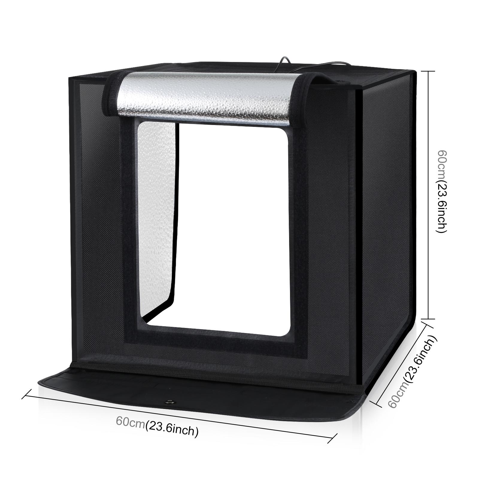 PULUZ 60cm caja de luz de estu - Photography Led Lighting Kit reseña y precio