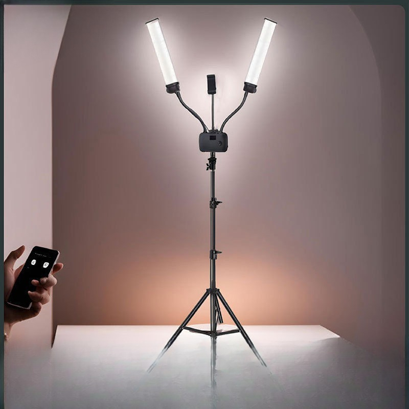 Luz LED de doble brazo para fo - Photography Still Life Lighting reseña y precio