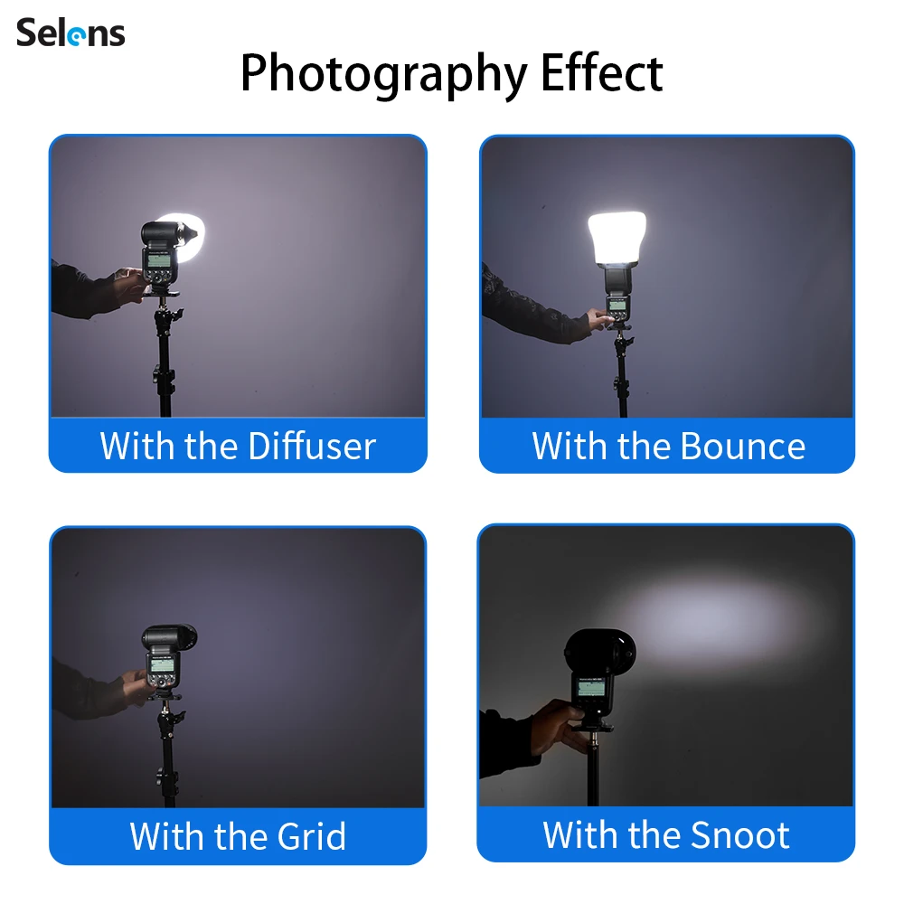 Selens-accesorios magnéticos p - Snoot Flash Modifier reseña y precio