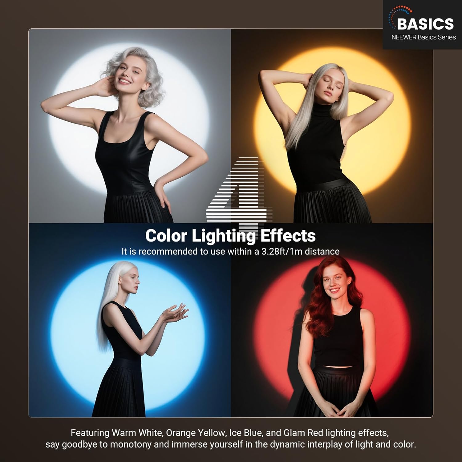 Linterna de Fotografía RGB NEE - Photography Lighting Basics reseña y precio