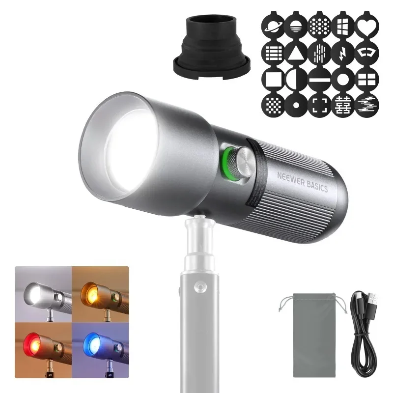 Linterna de fotografía RGB BAS - Photography Lighting Basics reseña y precio